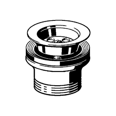 Viega Bouchon de vidage Laiton Chrome/blanc