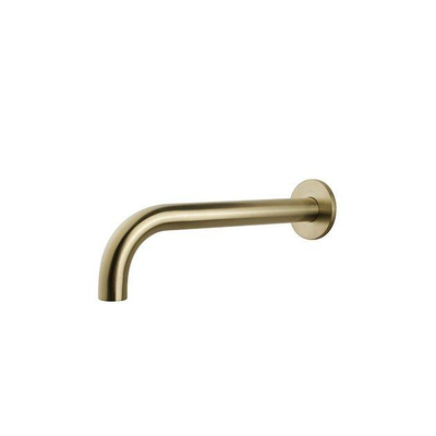 Wiesbaden Caral Bec de baignoire encastré rond 30 cm 1/2'' laiton brossé PVD