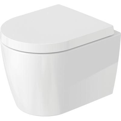 Duravit ME by Starck Compact hangtoilet – Rimless – 37 x 48 cm – glans wit