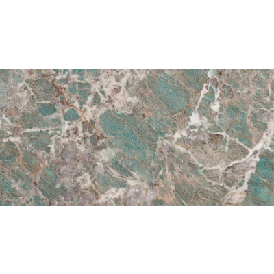 Cifre Ceramica Amazzonite wand- en vloertegel - 60x120cm - 10.5mm - Rechthoek - gerectificeerd - Marmerlook - Groen gepolijst