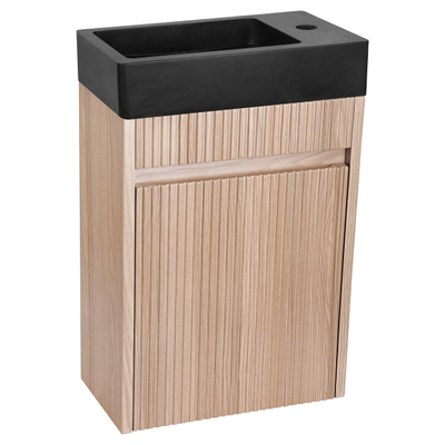 Differnz Hura Lave-mains - 40x22x9cm - basalte - anthracite