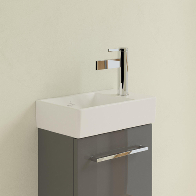 Villeroy & Boch Avento Lave-mains 36x22cm 1 trou de robinet droite sans trop-plein Ceramic+ Stone white
