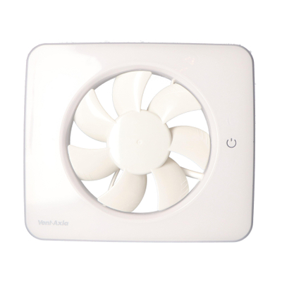 Vent-Axia Svensa ventilateur de salle de bain et de cuisine intelligent avec capteur d'humidité et de lumière avec détection d'odeur Blanc