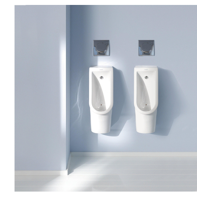 Duravit Starck 3 Cuvette d’urinoir avec siphon et arroseur avec fixation et connexion dessus Blanc