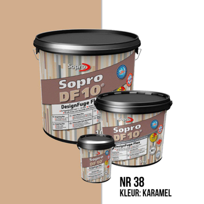 Sopro DF 10 – Mortier de jointoiement flexible – 1 kg – n°38 – Caramel