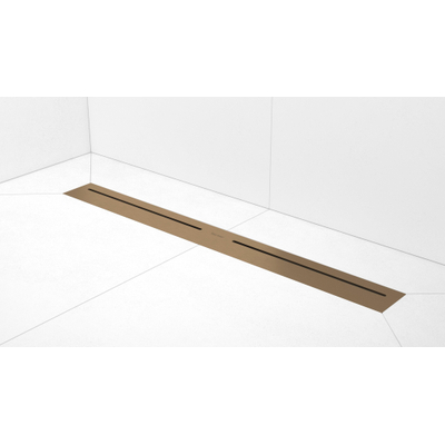 Easy Drain Pureflow Caniveau de douche - 120cm - dryphon - bronze brossé
