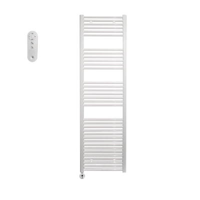 Sanicare HVS Radiateur électrique - 172x60cm - 1127W - avec télécommande - thermostat - blanc - en bas à gauche - blanc