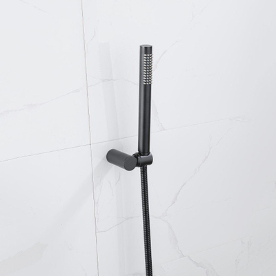 Fortifura Calvi Flexible de douche métal 150cm Noir mat