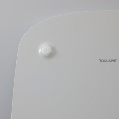Duravit Durastyle Lunette cuvette rallongé avec couvercle et amortisseur blanc