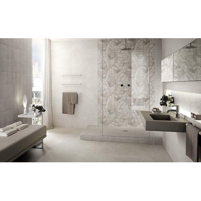 Baldocer Ceramica Pierre carrelage mural - 25x75cm - 8.5mm - Rectangulaire - rectifié - Aspect pierre naturelle - Blanc mat