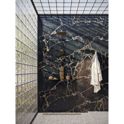 AXOR Citterio C douche de tête - 27x27cm - avec bras de douche - brushed bronze