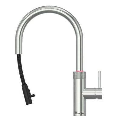 Quooker Flex Round - bec pivotant et extractible - inox