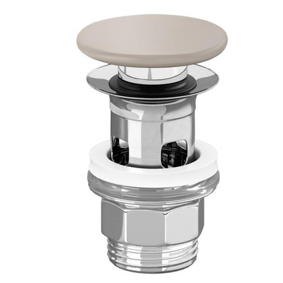 Villeroy en Boch bonde design push open 11/4 cache en céramique almond