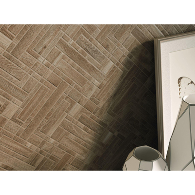 ÉCHANTILLON Baldocer Cerámica Larchwood Parquet Ipe rectifié Carreau mural Mat Marron