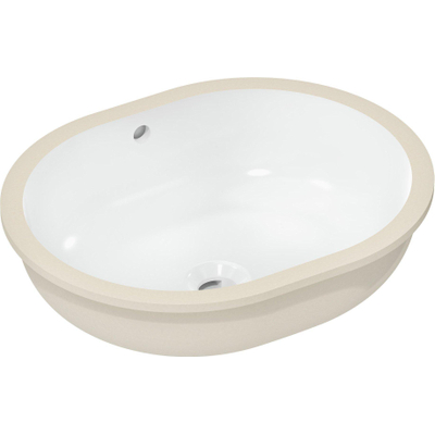 HansGrohe Xuniva U Lavabo sous plan 450/350 sans trou pour robinet avec trop-plein, SmartClean