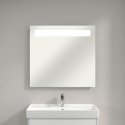 Villeroy & Boch More To See spiegel met geïntegreerde LED verlichting horizontaal 3 voudig dimbaar 80x75x4.7cm