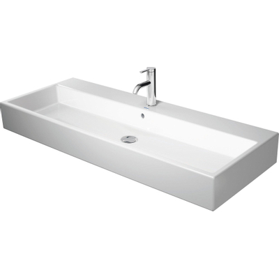 Duravit Vero Air lavabo - 120x47x16.5cm - 1 trou de robinet - avec trop-plein - blanc