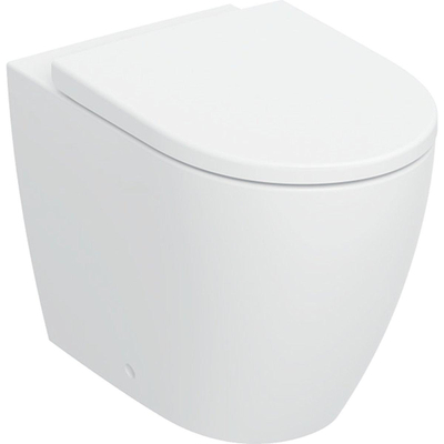 GeberitiCongeberit pack d'icônes WC sur pied à fond creux. TVA, tf, sc qr abattant blanc.