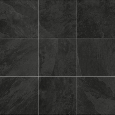 Terravito Gimico carreau mur et sol - 60x60cm - 10mm - carré - rectifié - aspect pierre naturelle - anthracite mat