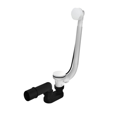 Hotbath Mate trop-plein de baignoire allongé blanc mat