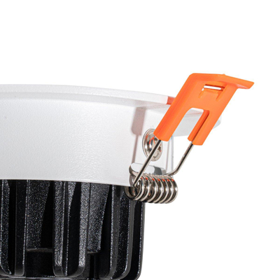 QAZQA Gaius Inbouwspot - 1 lampen - IP65 - Rond - Wit