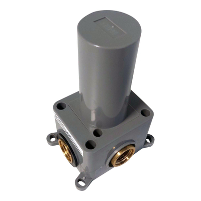 Robinet d'arrêt encastré Brauer Brushed Edition - avec partie encastrable - PVD - inox brossé DESTOCKAGE