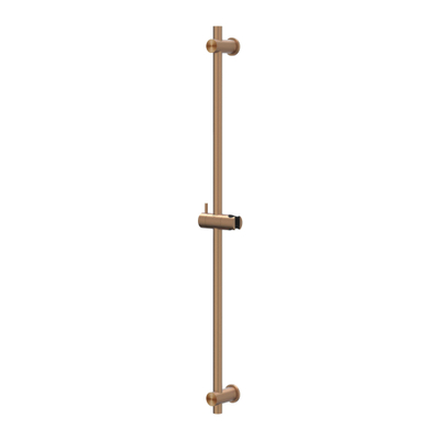 IVY Tribe Ensemble de douche de pluie - encastré - symmetry - 2 robinets d'arrêt - bras de plafond 20 cm - douche de tête medium 25 cm - barre de douche avec sortie - flexible de douche 150 cm - douchette bâton - RVS316 - cuivre brossé mat PVD