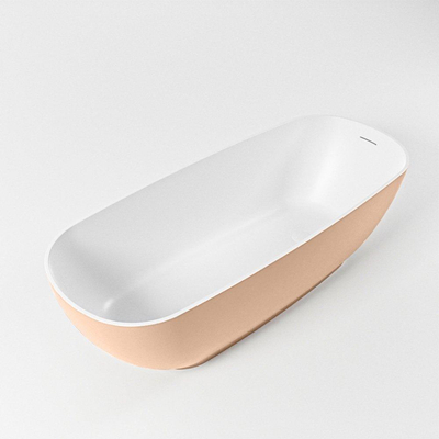 MONDIAZ FLOAT Baignoire autoportante - 170x80cm - couleur Oro / Talc