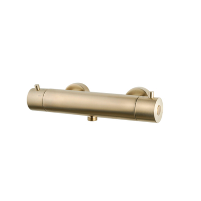 Wiesbaden Caral Cool Touch thermostatische douchemengkraan geborsteld messing PVD SHOWROOMMODEL