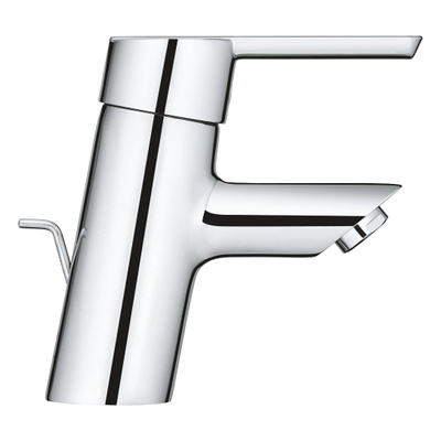 GROHE Feel wastafelkraan - s-size - opbouw - voorsprong 10.5cm - met trekwaste - chroom