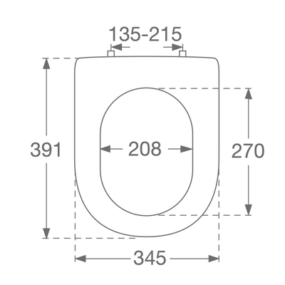 Villeroy & Boch Omnia Architectura Abattant compact - avec couvercle avec softclose et déclipsage rapide blanc