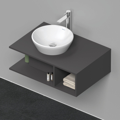 Duravit D-neo Meuble sous vasque 80x55x26cm Graphite mat