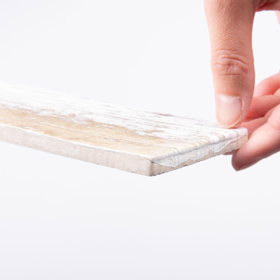 Terravito Pavero carreau mural - 7.5x30cm - Rectangle - 8.6mm - Wood White brillant