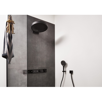 Hansgrohe RainSelect élément encastré pour mitigeur thermostatique de douche 4 fonctions 59.8x90cm noir mat