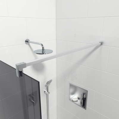 Marenza Bellini Inloopdouche - 90x200cm - rookglas - chroom