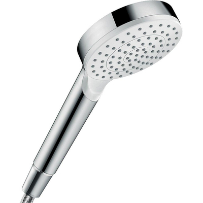 Hansgrohe Crometta Handdouche - 1jet Green - diameter 10cm - met krachtige regenstraal chroom/wit - wit chroom