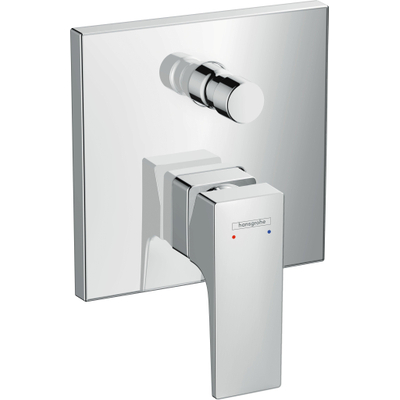 Hansgrohe Metropol Eengreeps badmengkraan - afbouwdeel - met rechte greep - hoogglans chroom