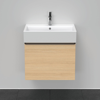 Duravit D-Neo wastafelonderkast 58.4x44x44.2cm 1 lade Natuur eiken Mat