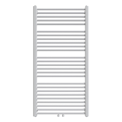 Royal Plaza Sorbus R handdoekradiator - 40x120cm - 438watt - middenaansluiting - glans wit SHOWROOMMODEL
