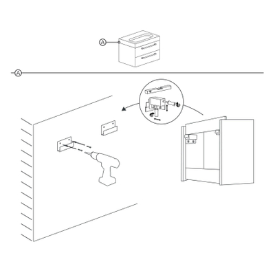 Differnz Somero badkamermeubelset FSC 120 cm hoogglans wit OUTLETSTORE