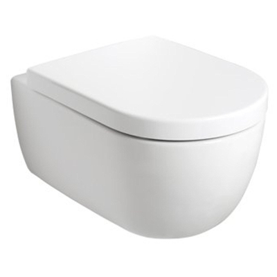 Plieger Kansas hangtoilet – Rimless – diepte 54,5 cm – met softclose zitting – glans wit