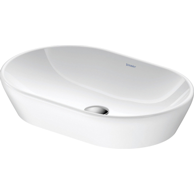Duravit D-Neo vasque à poser 60x40x12.5cm sans trou de robinet avec Wondergliss céramique Blanc