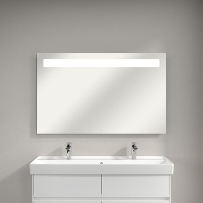Villeroy & Boch More To See miroir avec éclairage LED intégré horizontal 3 fois dimmable 120x75x4.7cm