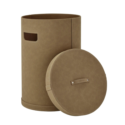 Blomus SAHLA Wasmand - 35x35x51 - kunstleer - bruin