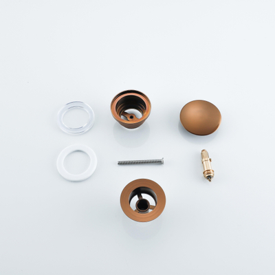 Fortifura Calvi Afvoerplug - klikwaste - Geborsteld koper PVD (Koper)