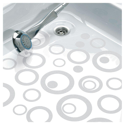 Sealskin Anneaux d'eau Autocollants antidérapants 6 pièces PVC Transparent