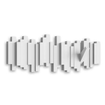 Umbra Sticks patère 49x18x3cm Plastique Blanc