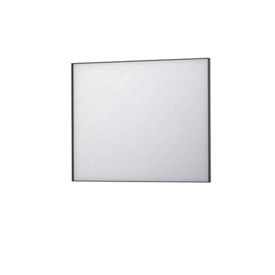 INK SP18 spiegel – 100x80 cm – stalen kader – Zwart mat