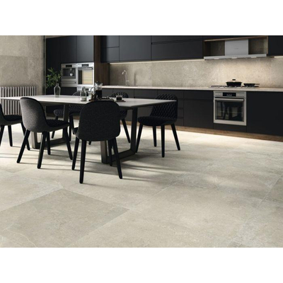 ÉCHANTILLON Terravito Arluna carreau mural et de sol - 60x60cm - rectifié - effet béton - Natural mat (beige)