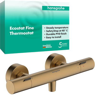 Hansgrohe Ecostat Fine opbouw douchethermostaat Brushed Bronze